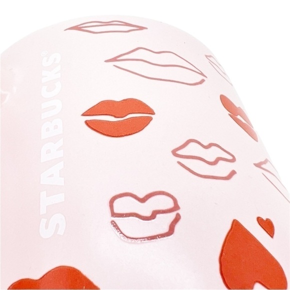 Starbucks Valentines Day Coffee Mug Lips Kisses Ceramic 2021 Collection New NWT - Picture 3 of 7